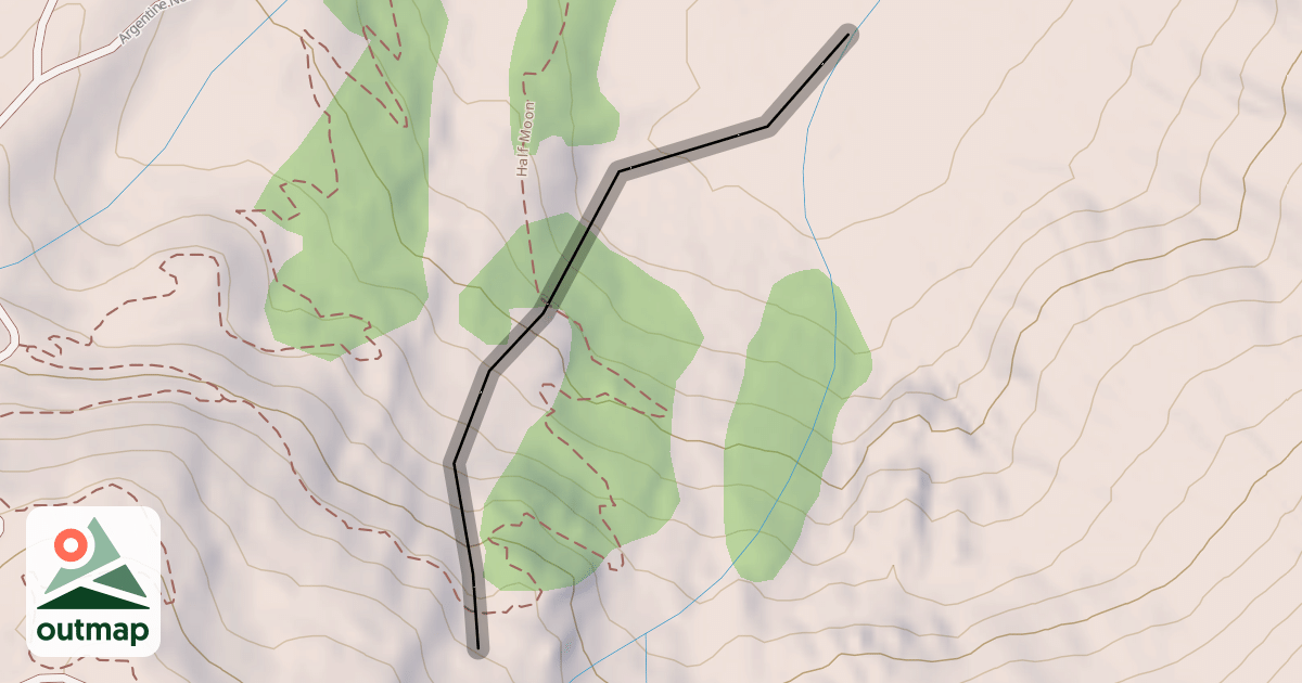 Map of Half Moon Glades