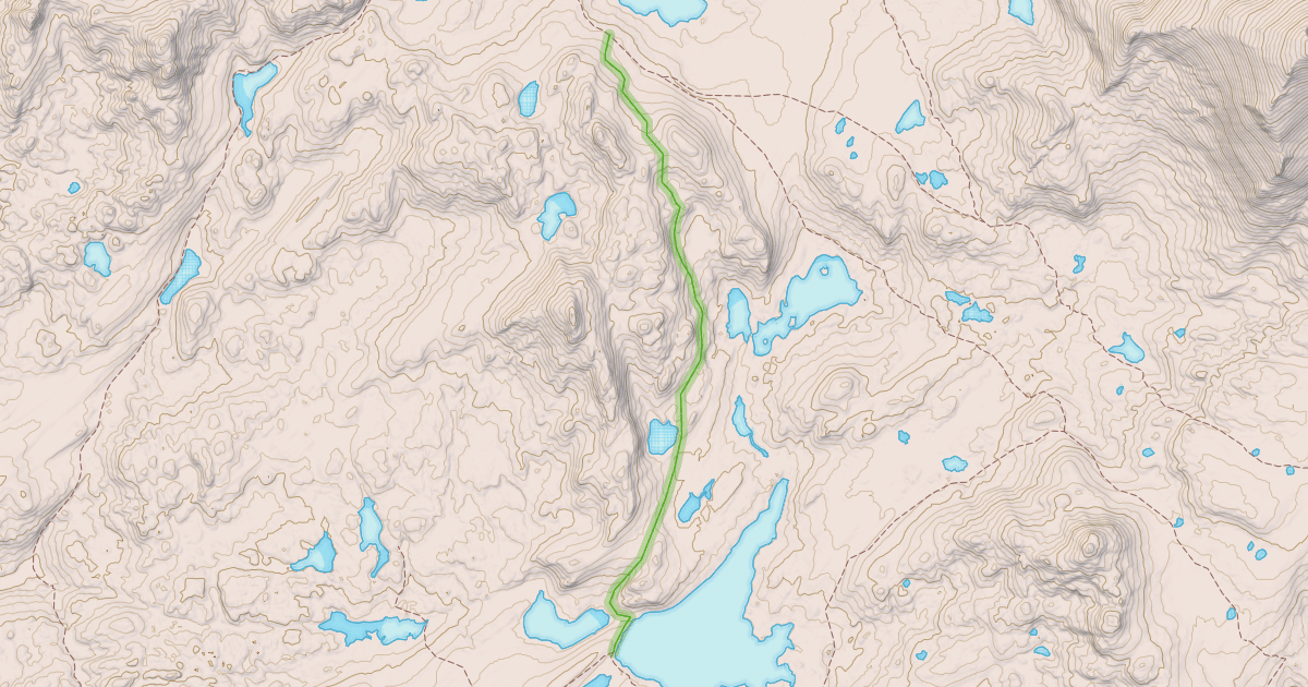 Map preview of Silver Lake Trail