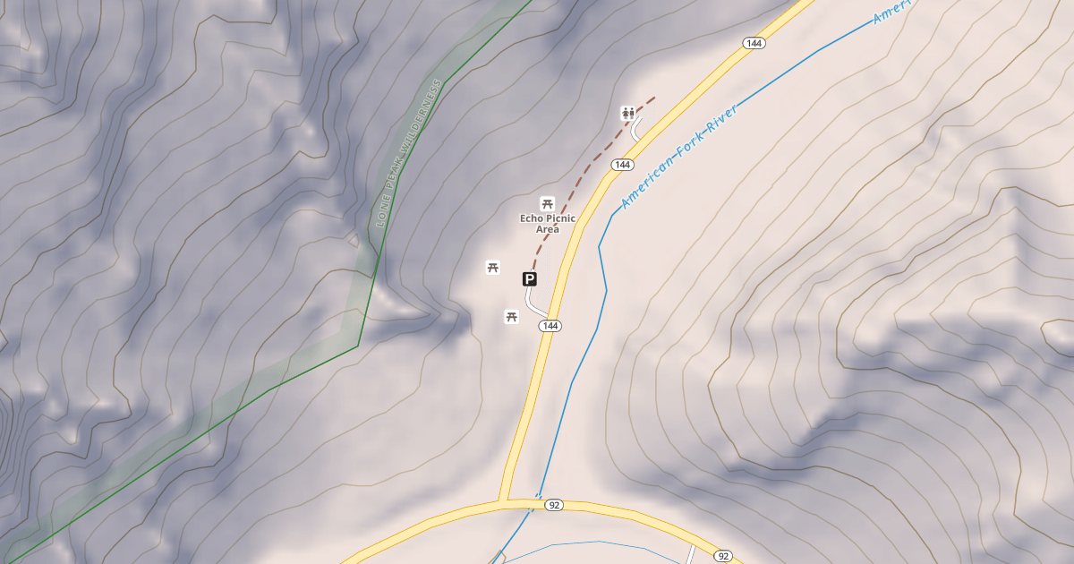 Map preview of ECHO PA SPUR A PARKING