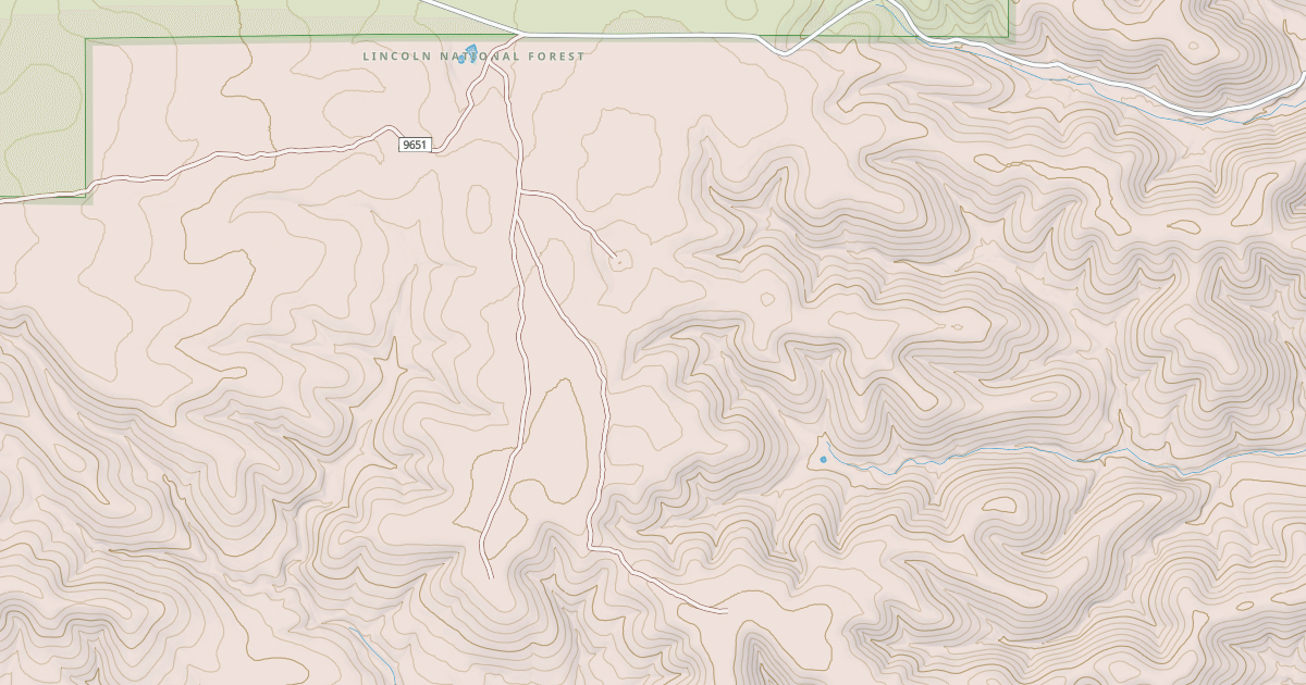 Map preview of USFS Motor Vehicle Use Map Roads {A1726E2E-11DC-47D2-BB96-54E6A851D6BE}