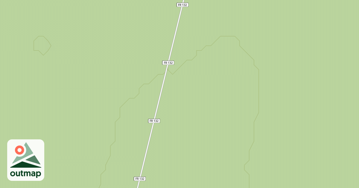 Map of FR 132W
