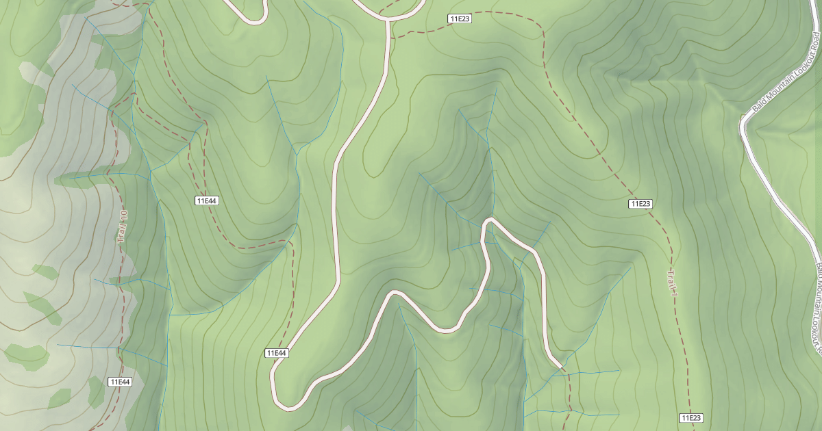 Map preview of BALD MOUNTAIN SPRING