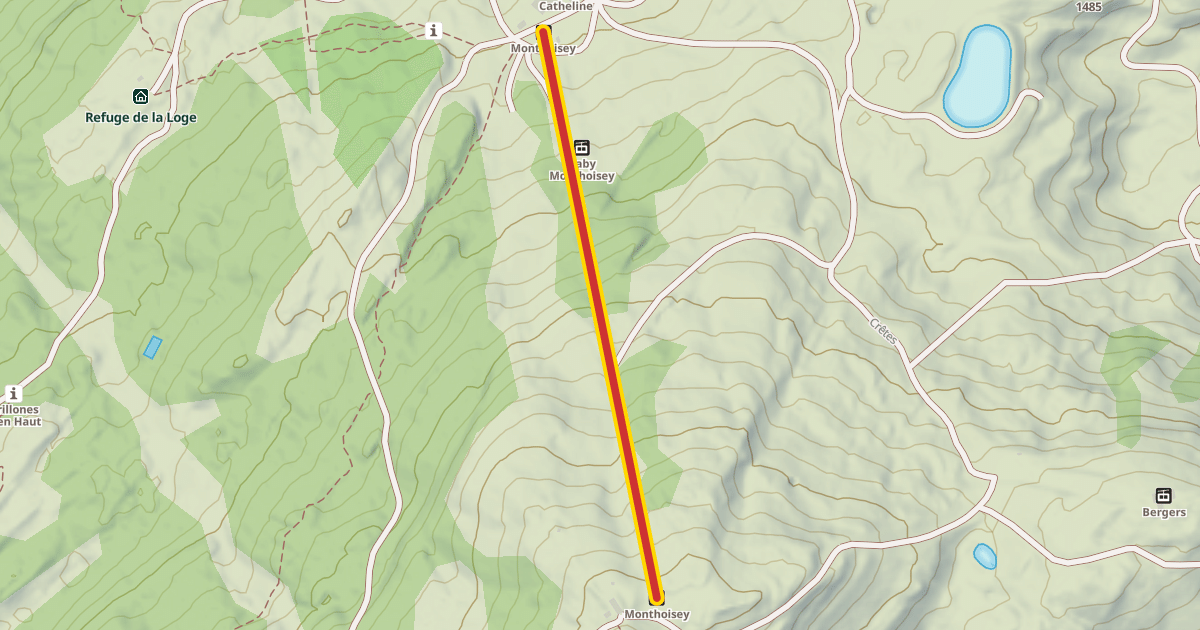 Map preview of Monthoisey