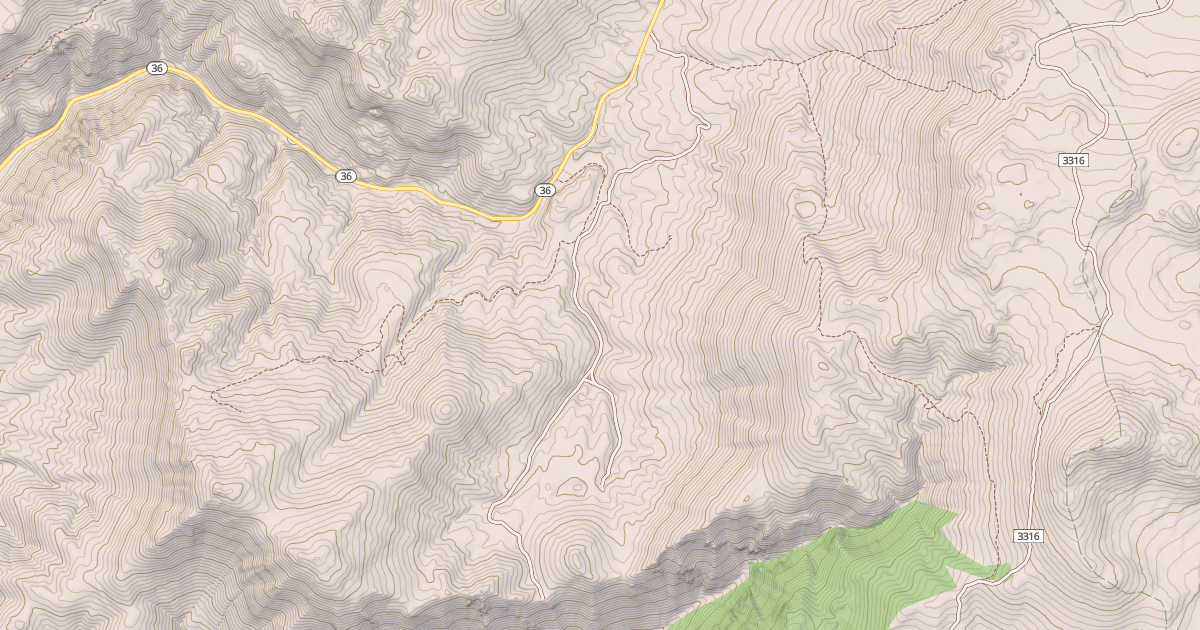 Map preview of MILL HOLLOW