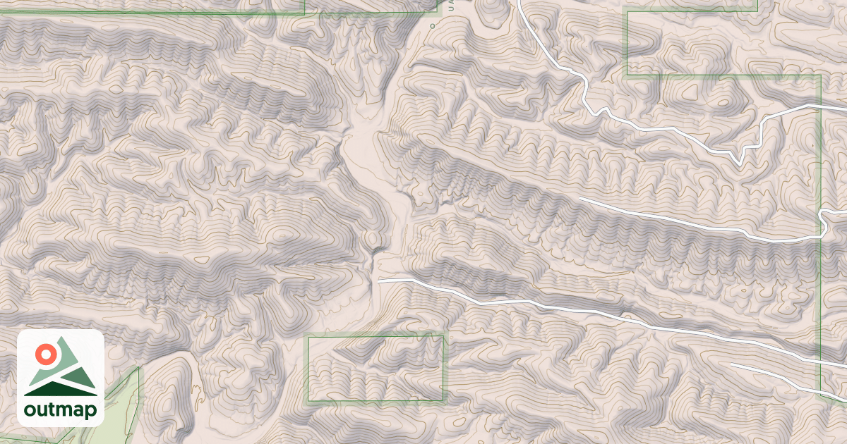 Map of USFS Motor Vehicle Use Map Roads {C5BA9C0C-68DC-40A4-9FB9-F5811F632331}