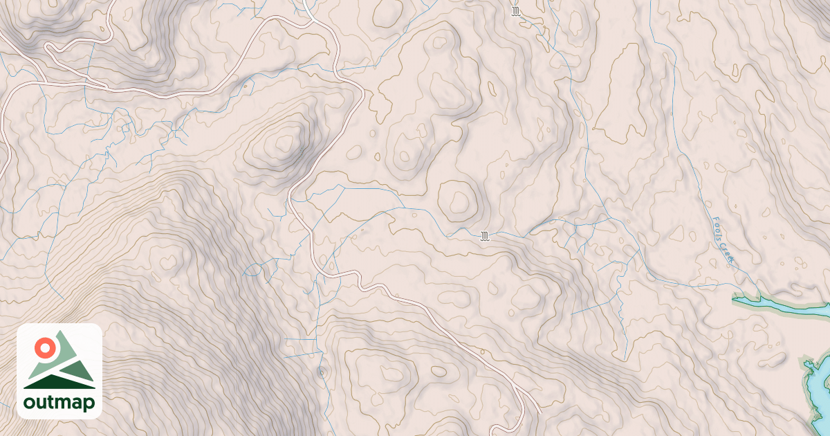 Map of FOOLS INLET