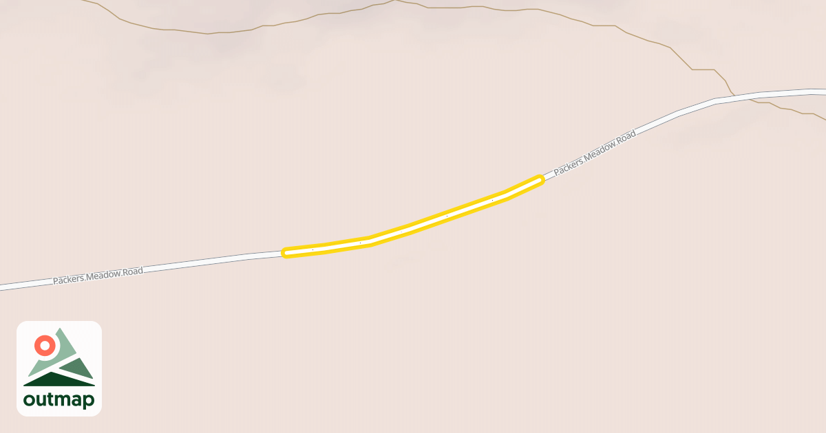 Map of Packers Meadow Road