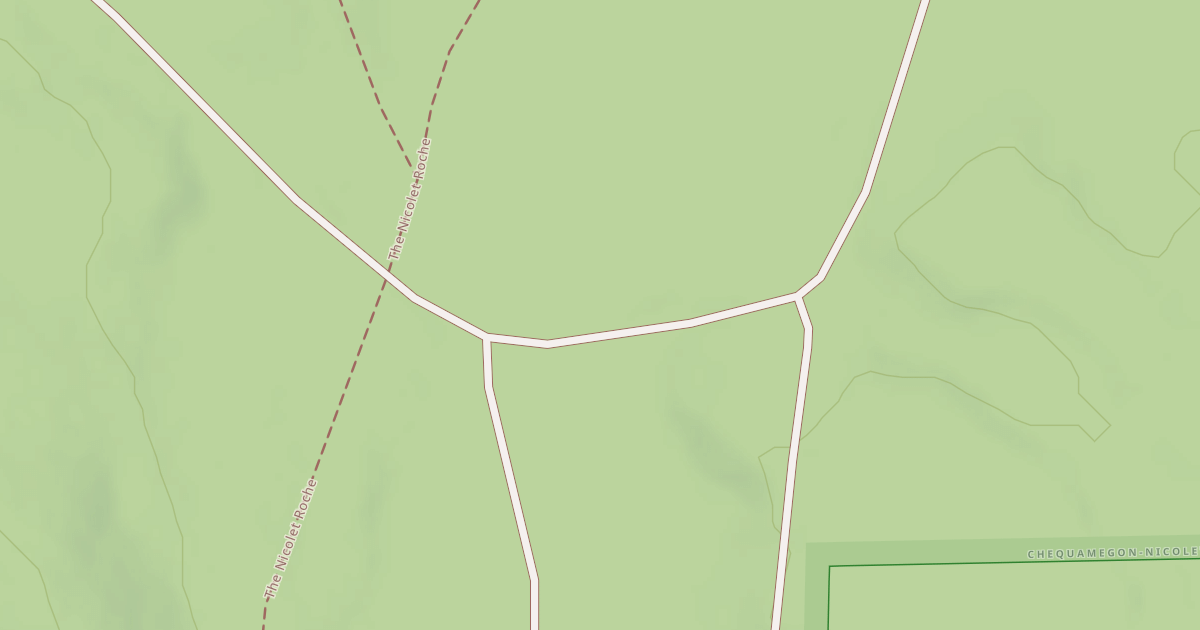 Map preview of Snowmobile Trail Lkln Langlade