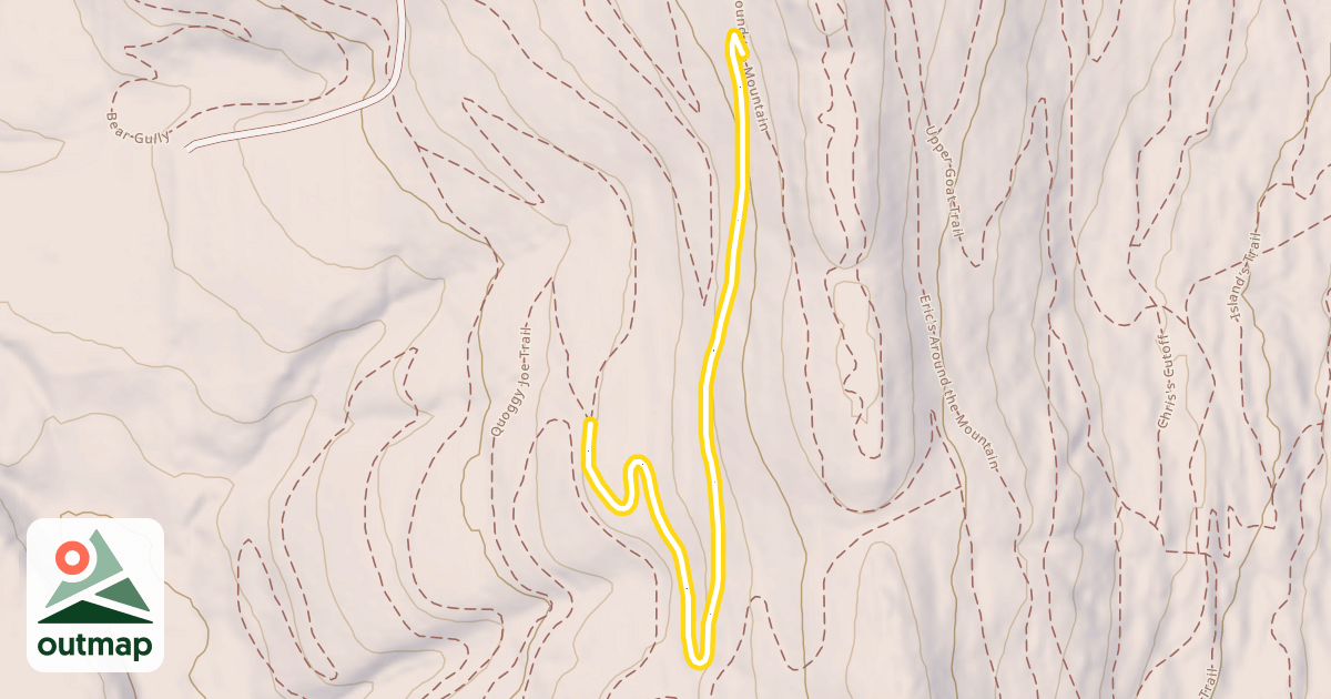 Map of West Trail