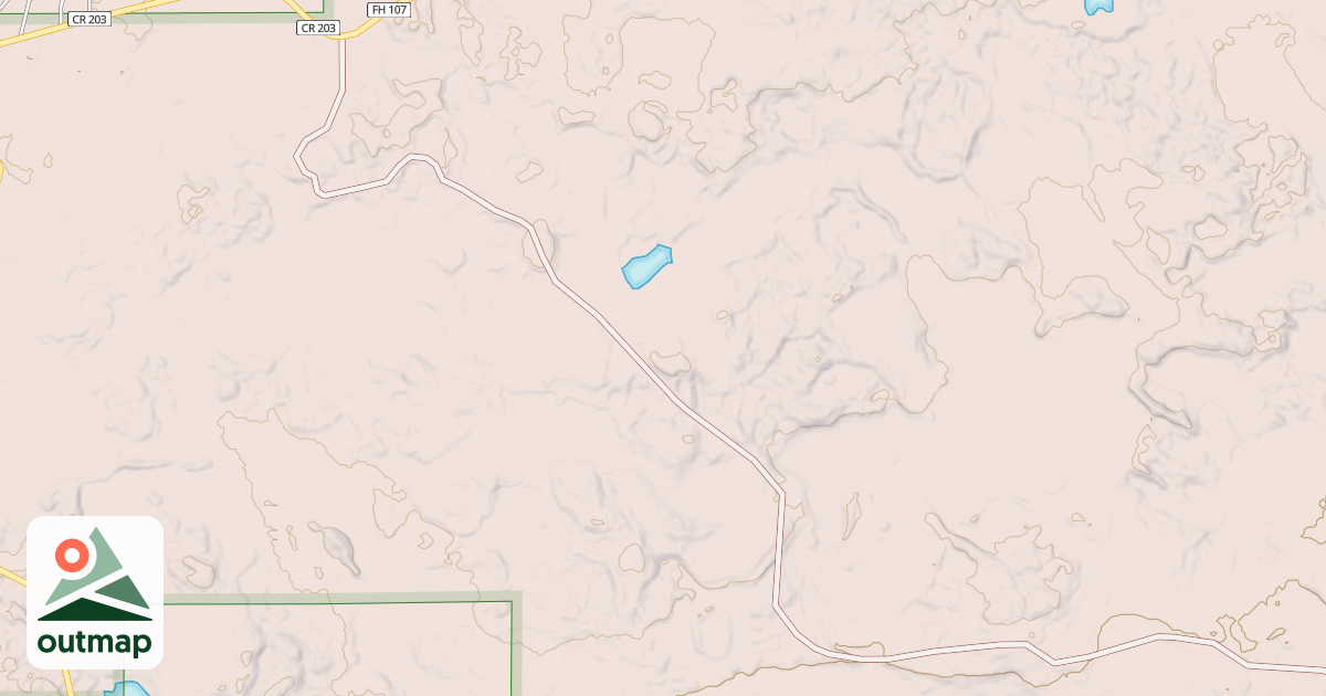 Map of KANE LAKE SPUR B