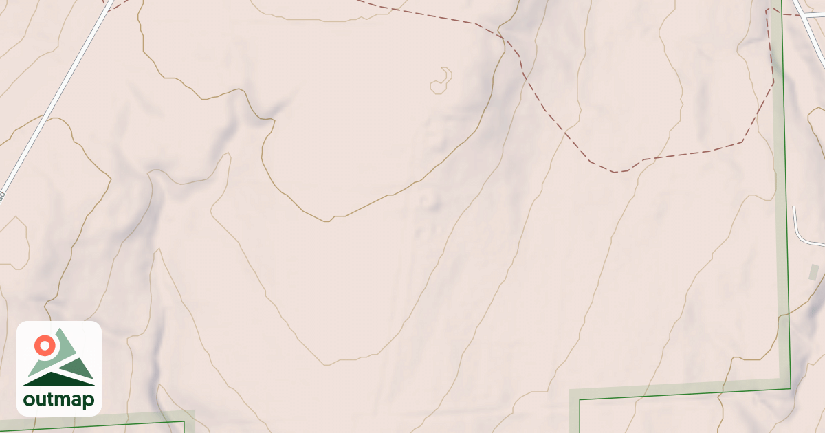Map of Texas Hollow Snowmobile Trail