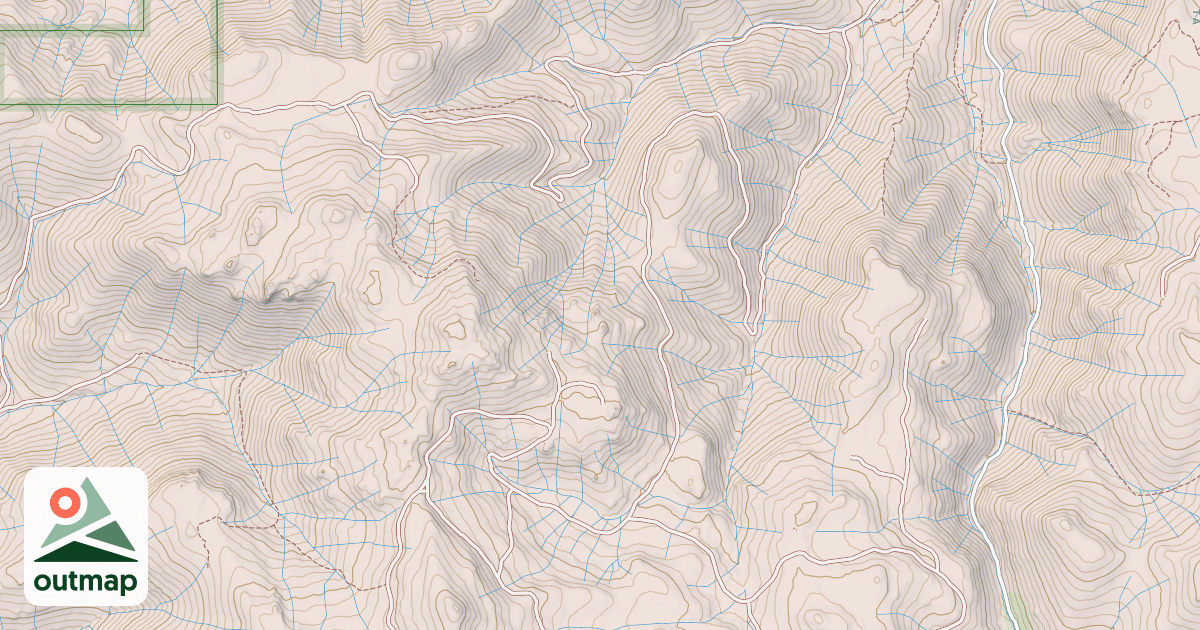 Map of DARK CANYON