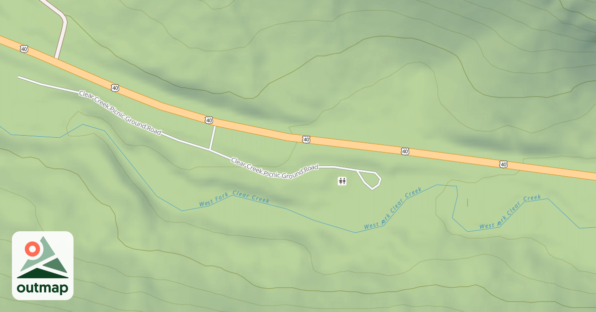 Map of CLEAR CREEK PG