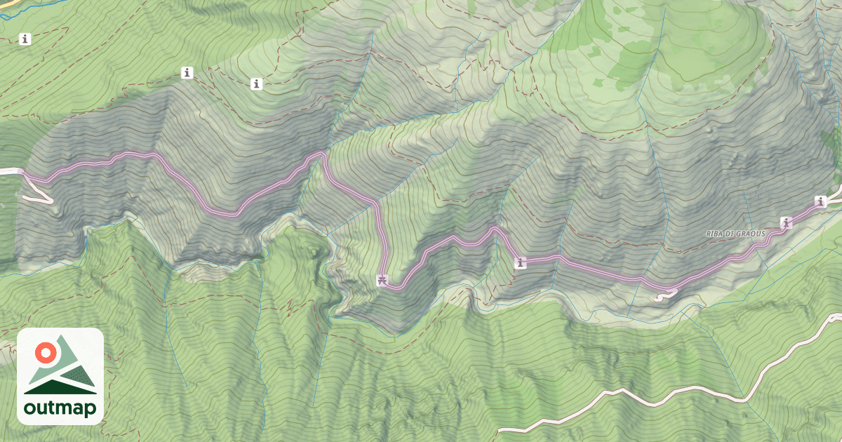 Map of Piste des Granges du Colonel