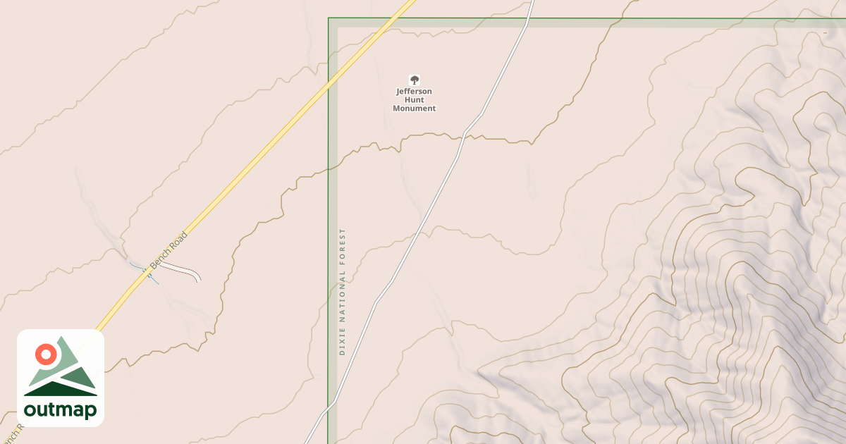 Map of USFS National Forest System Roads {BB3C1079-4F34-4C50-B951-6A2AB138B914}