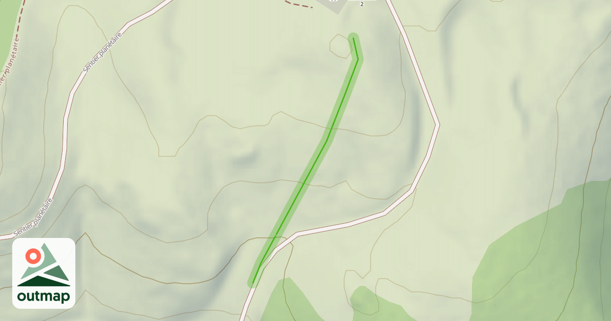 Map of Cinivières