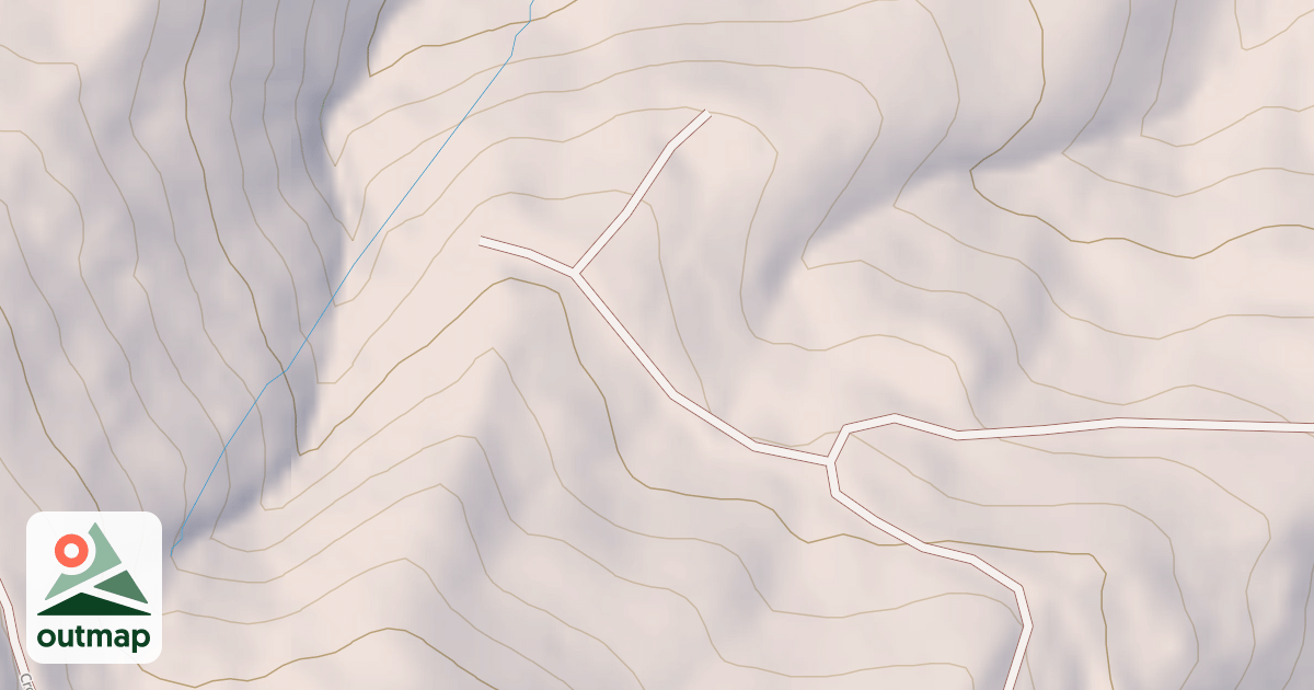 Map of CROOK RIDGE