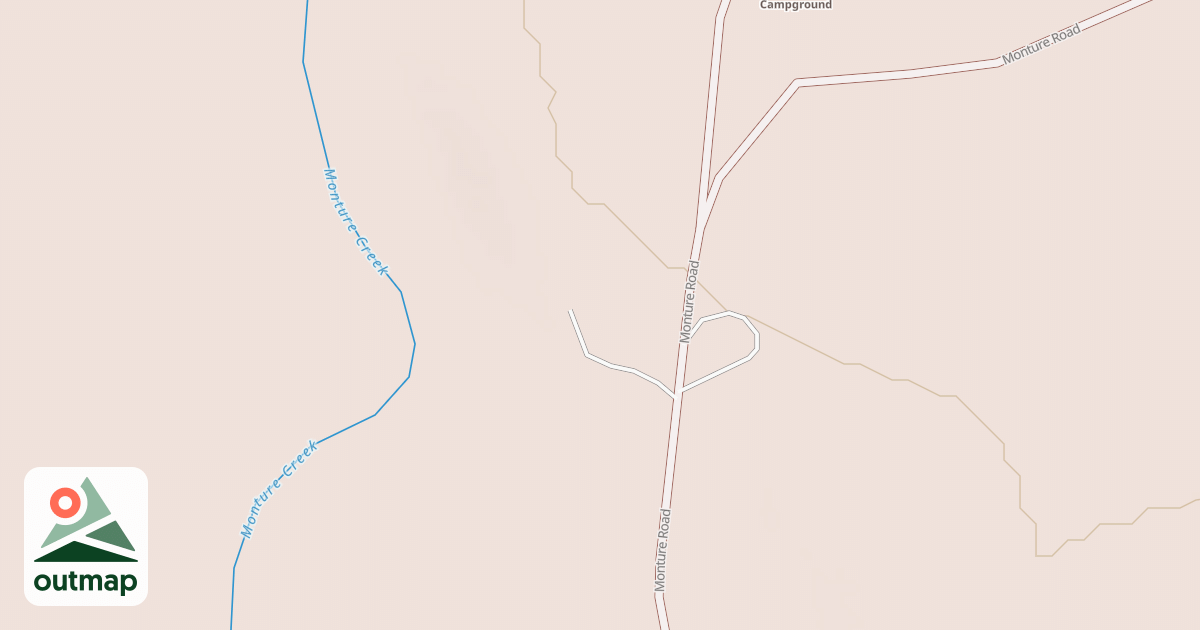 Map of MONTURE CG PRIMITIVE LOOP B