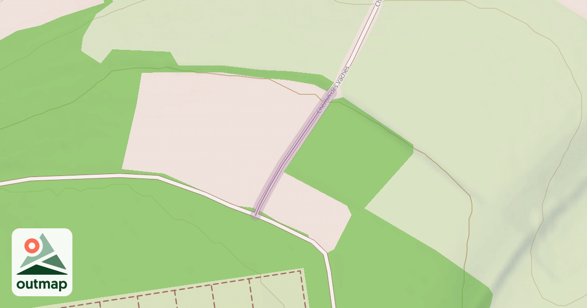 Map of Chemin des Vaches