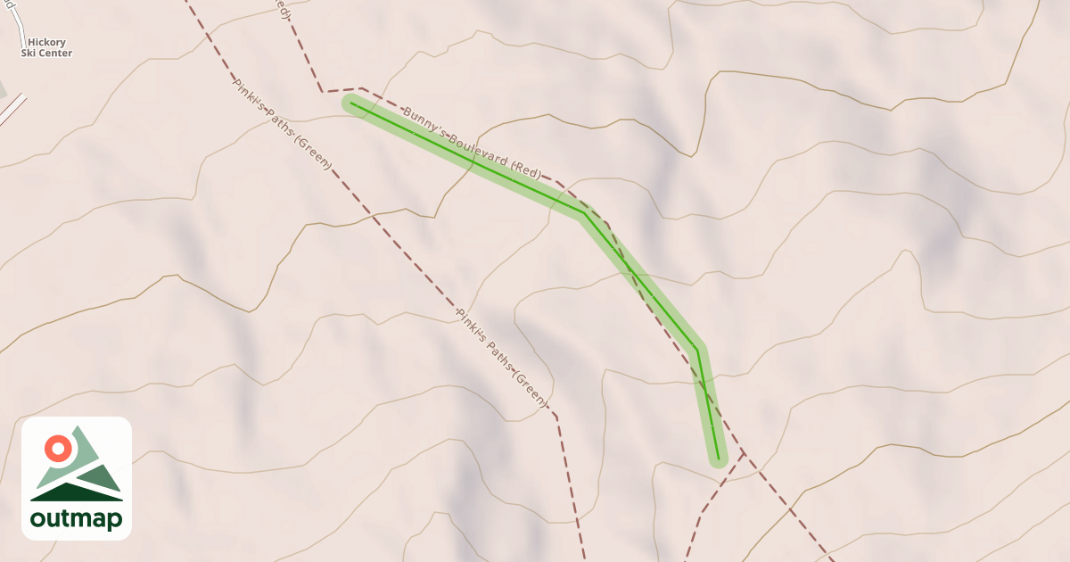 Map of Snow Shoe Glade