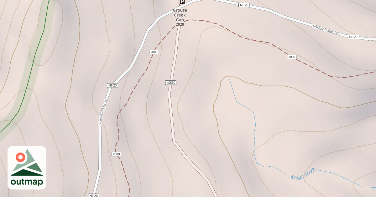 Map of GROUSE SHELTER