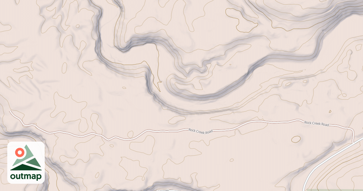 Map of ROCK CREEK