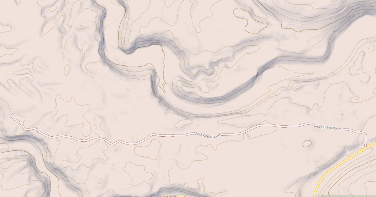 Map preview of ROCK CREEK