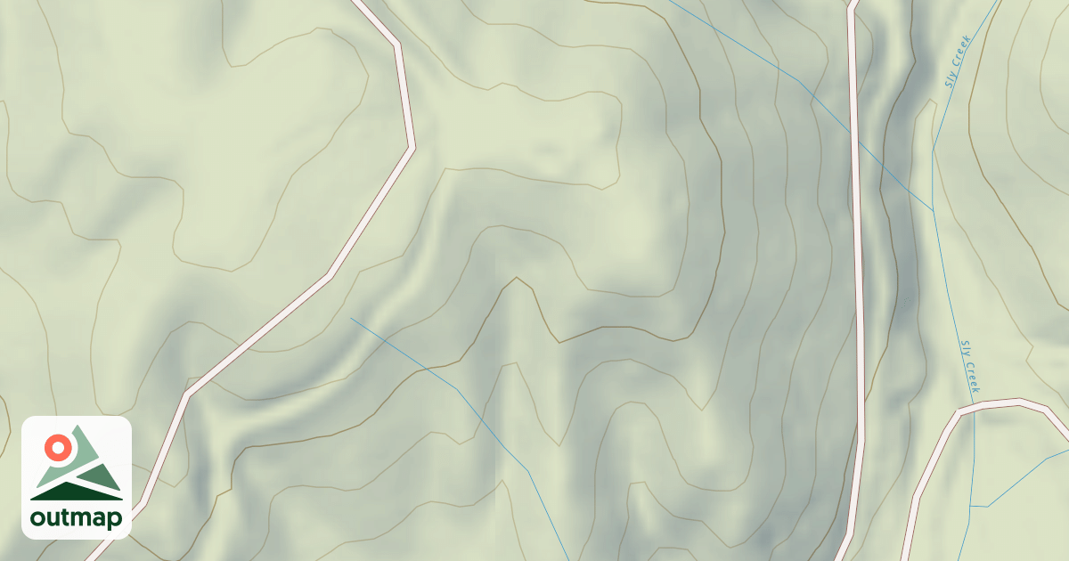 Map of HARRISON RIDGE SPUR F
