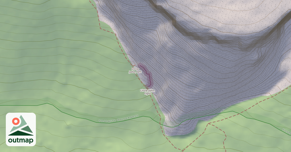 Map of Little John, right