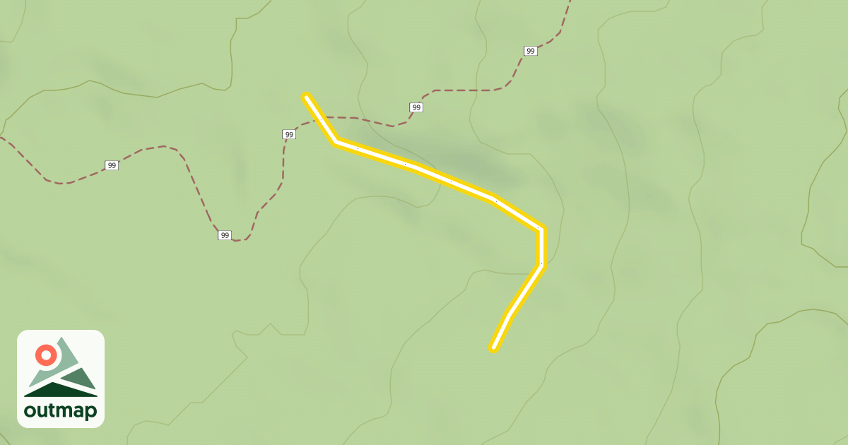 Map of Lower Devecka's Dive