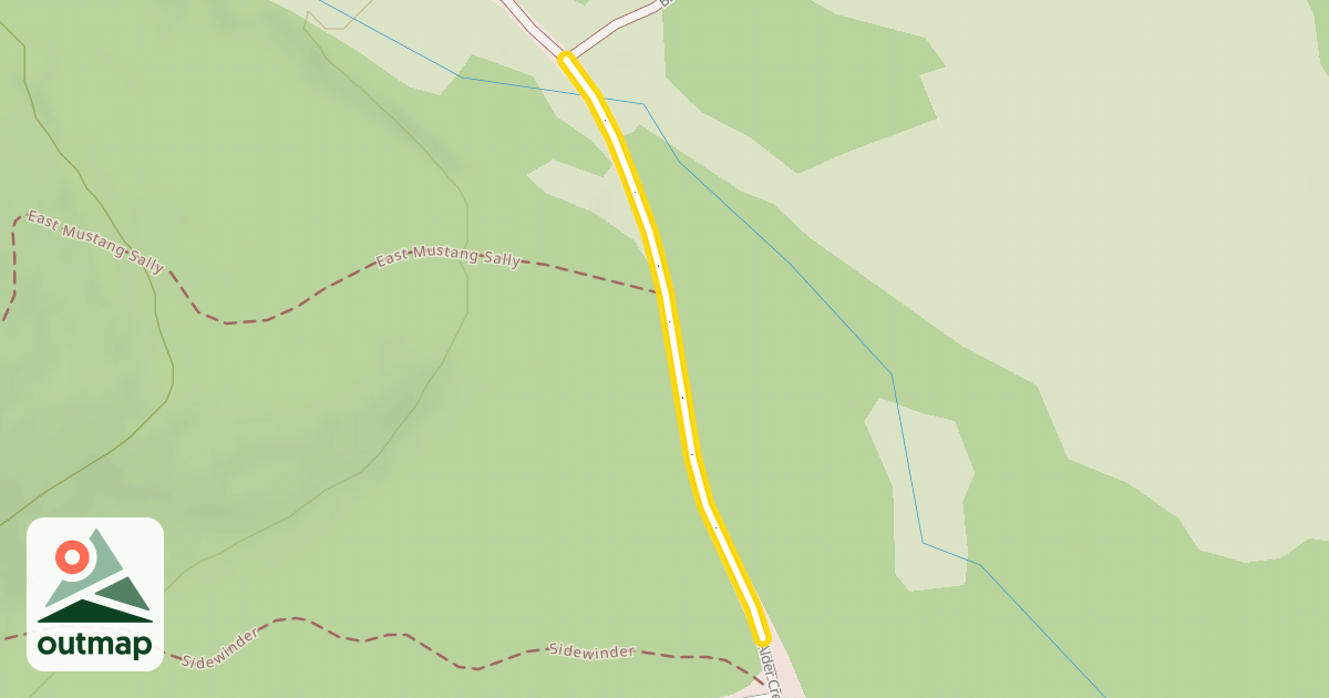 Map of Alder Creek Road