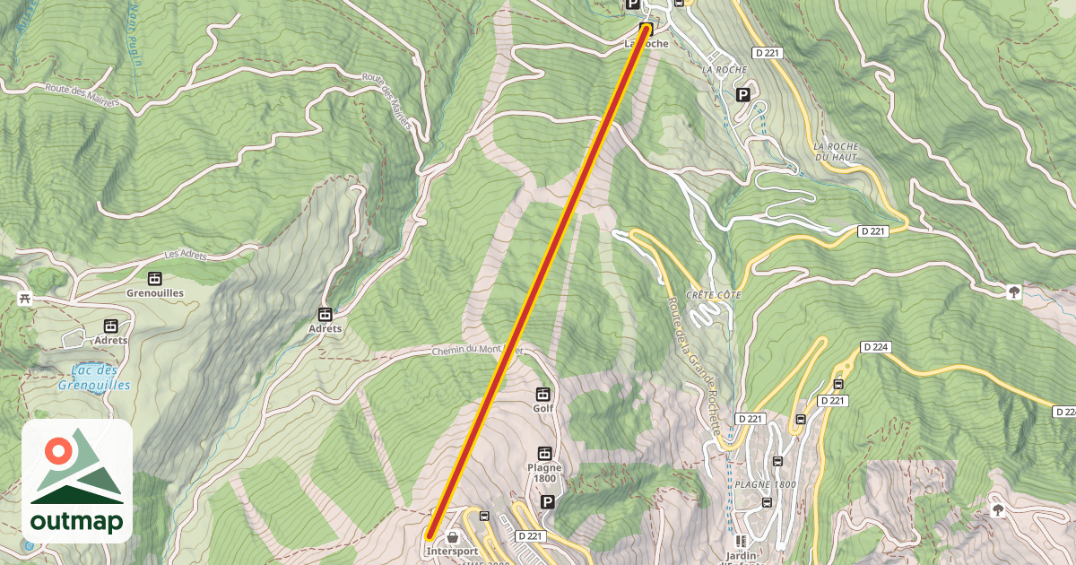Map of La Roche