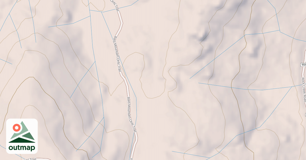 Map of BALD MOUNTAIN T5