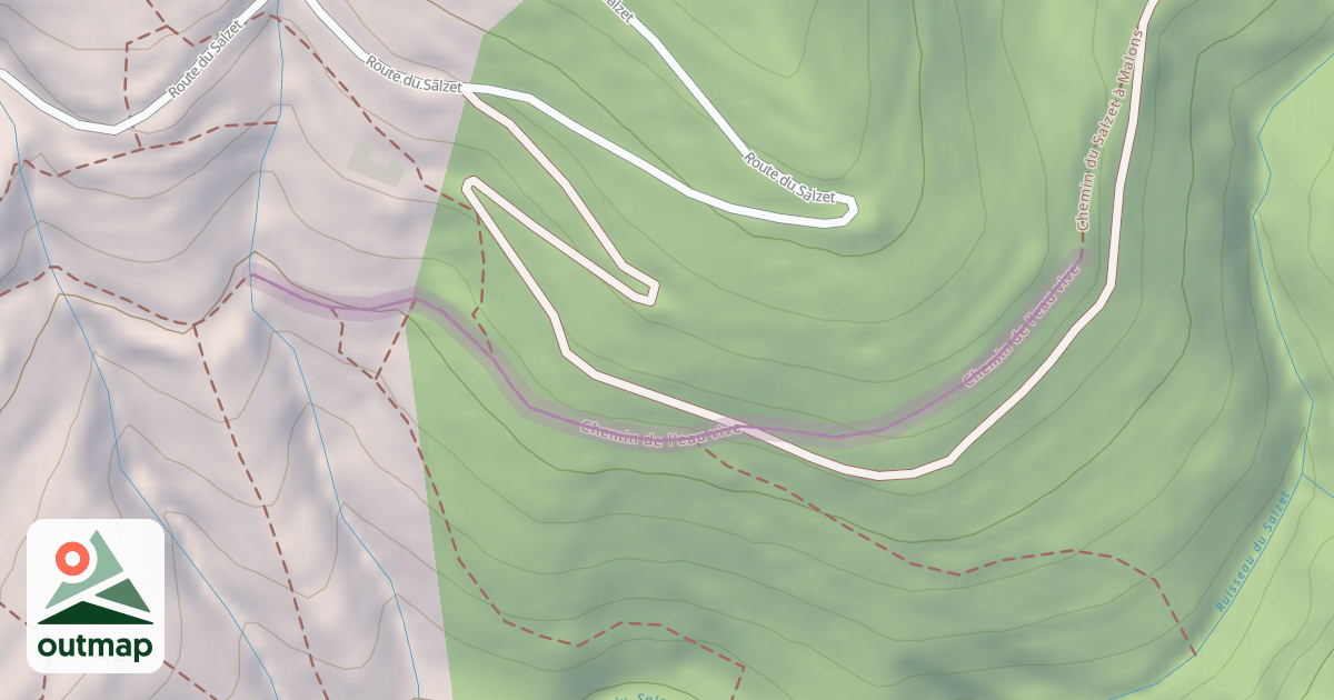 Map of Chemin de l'eau vive