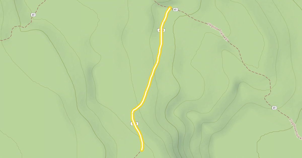 Map preview of Flagline Tie Trail #40.3
