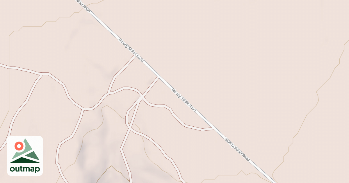 Map of Bloody Skillet ATV Trail