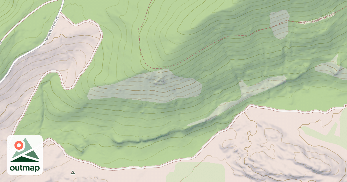 Map of BELL MEADOW