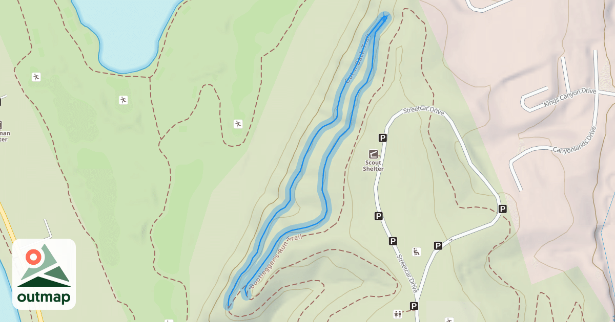 Map of Out n Back Trail