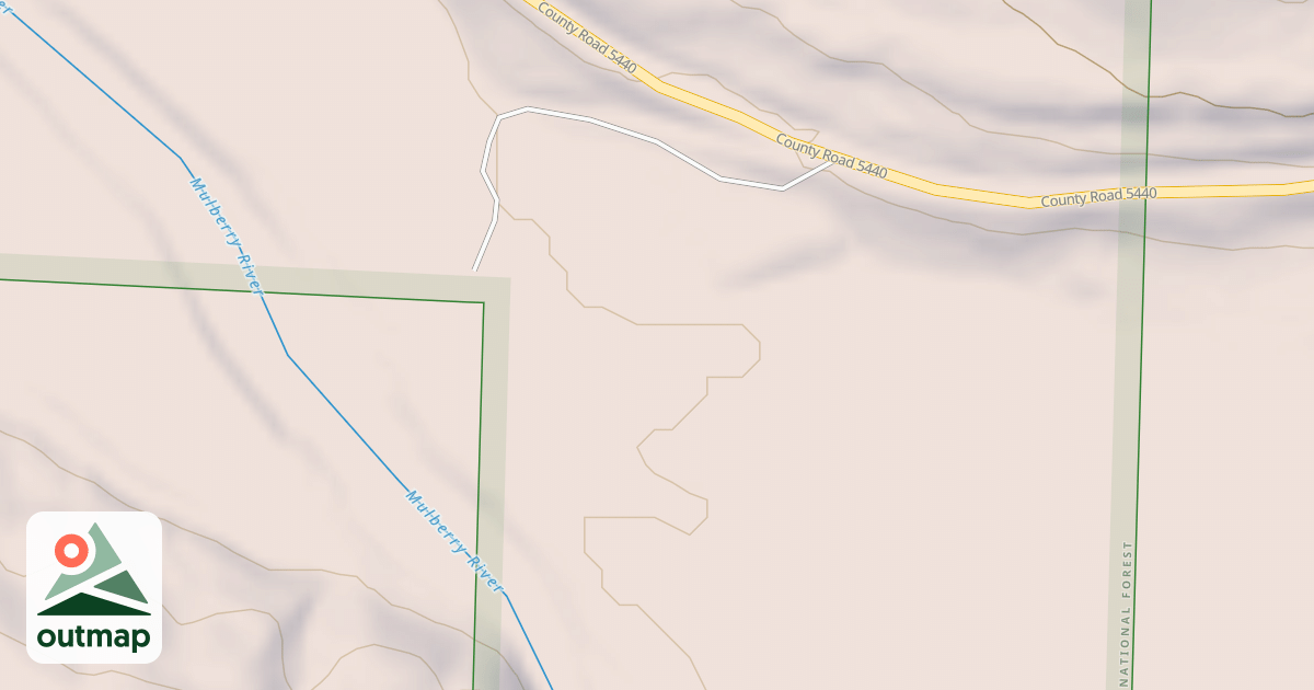Map of USFS National Forest System Roads {014FC1EC-4701-40CE-8D15-3826B0970DB0}