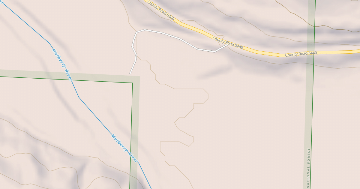 Map preview of USFS National Forest System Roads {014FC1EC-4701-40CE-8D15-3826B0970DB0}