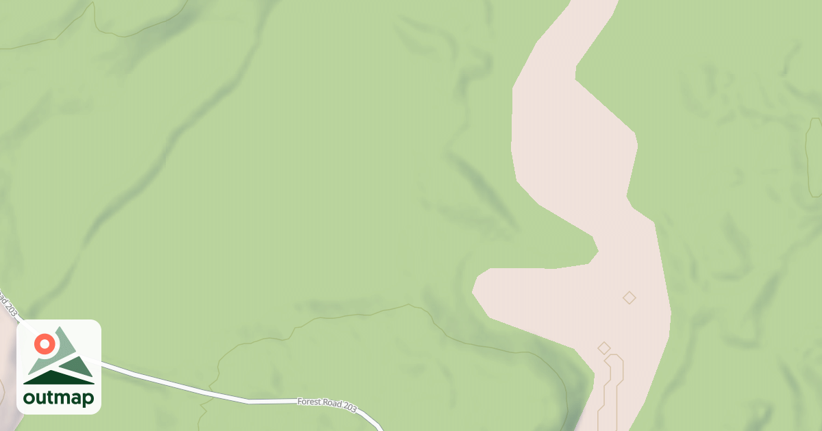 Map of FR 203A