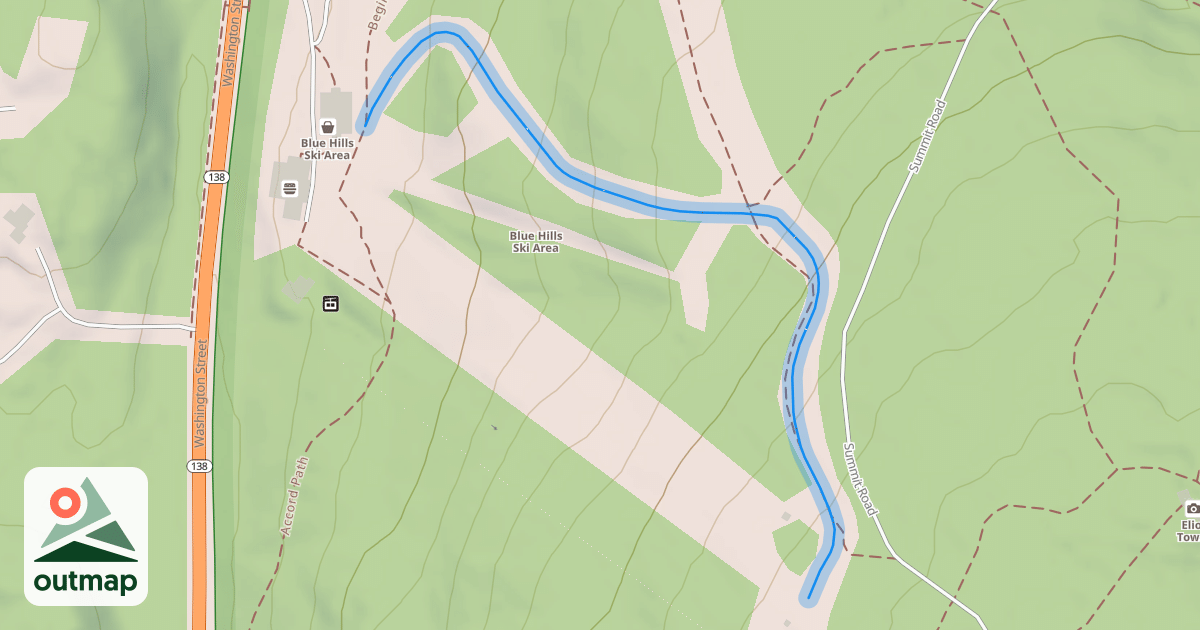 Map of Patriots Path