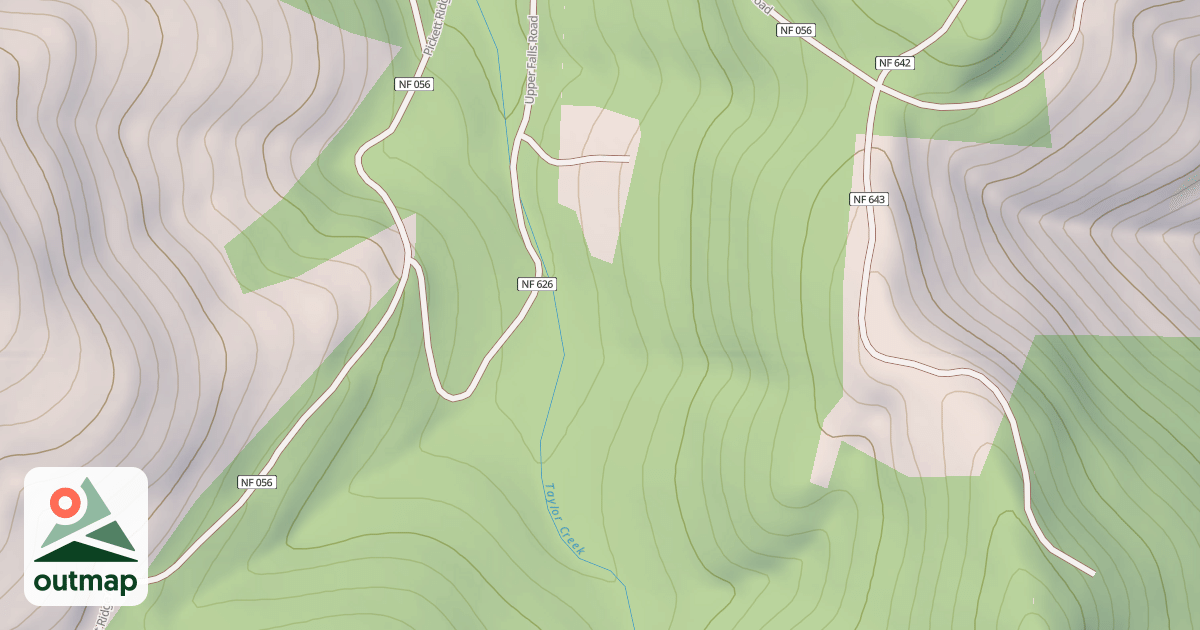 Map of MINE TIE SPUR