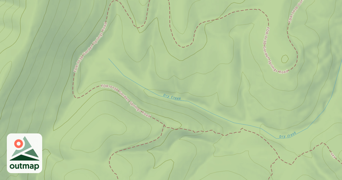 Map of USFS Motor Vehicle Use Map Trails 16081