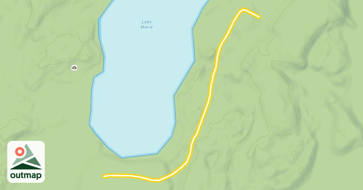 Map of Lake Marie