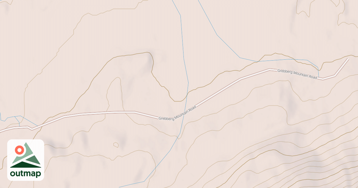 Map of GREBBERG MOUNTAIN