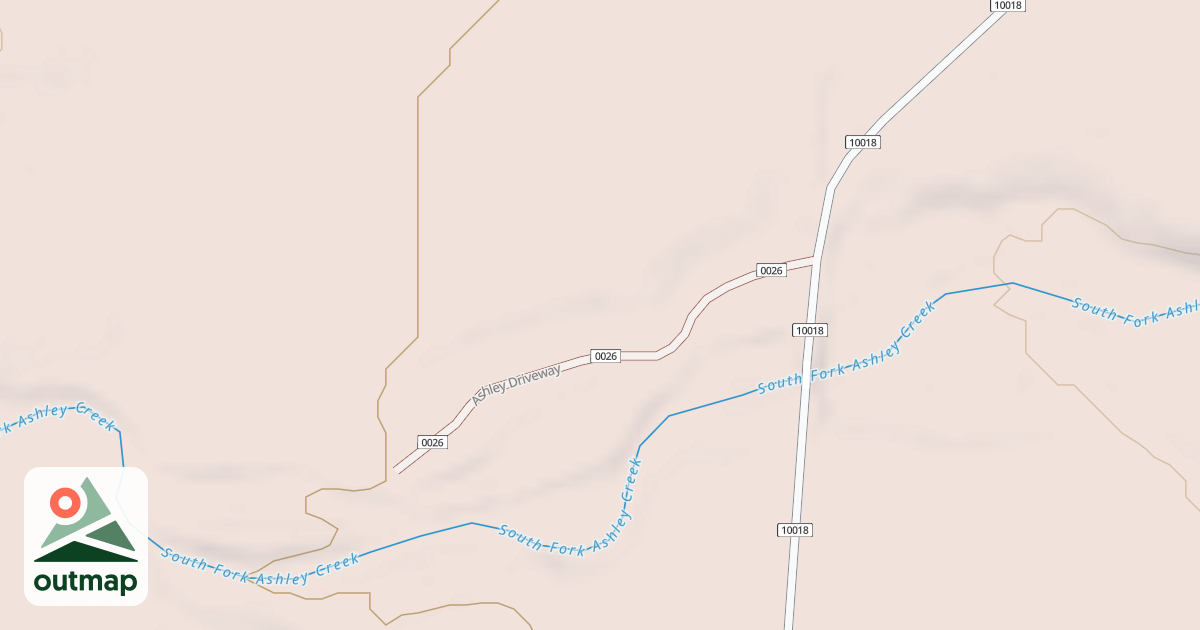 Map of ASHLEY DRIVEWAY SPUR A