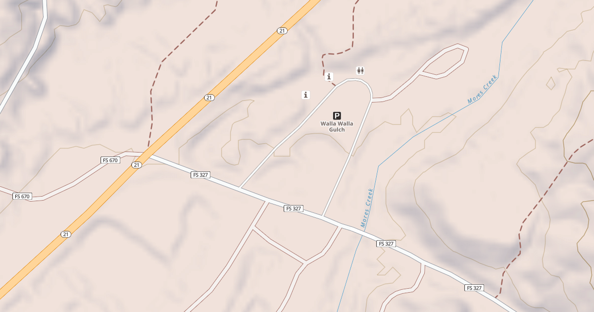 Map preview of GRANITE CREEK INTERP SITE