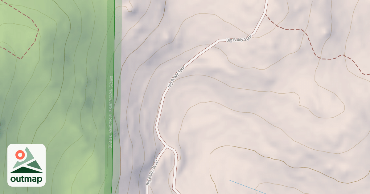 Map of BIG BALDY