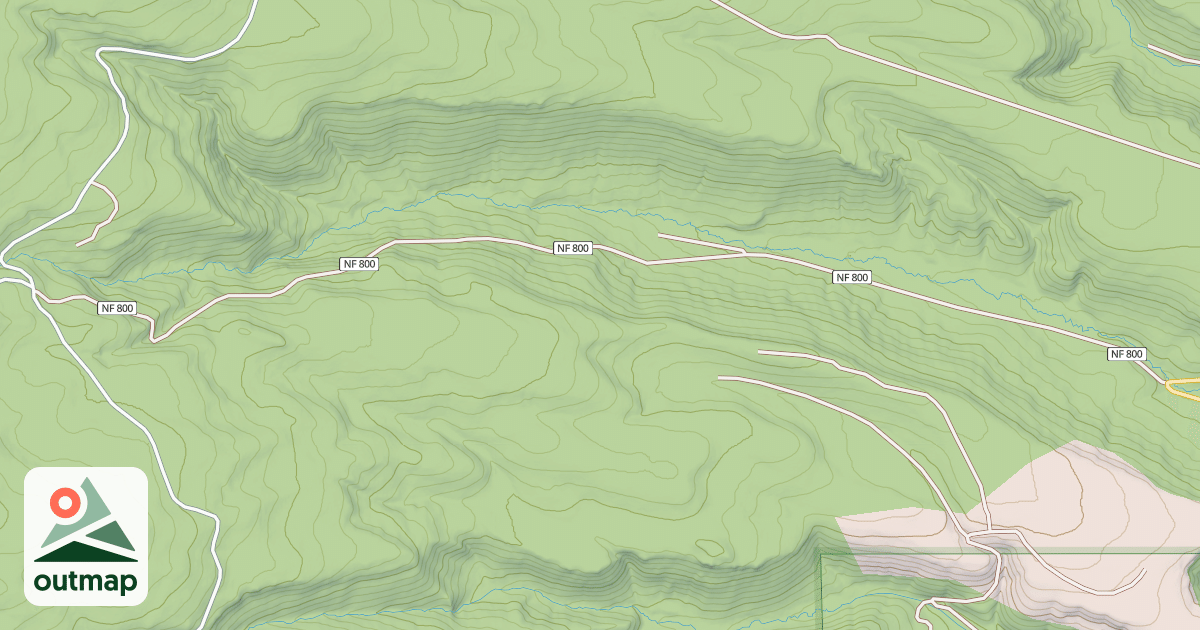 Map of USFS Motor Vehicle Use Map Roads {0C79F734-A024-4DF2-B556-E4961942710A}